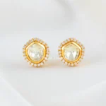 Meher Polki Glow Earrings (Yellow Gold) EAR002531