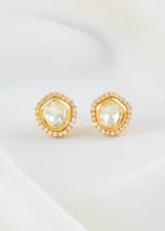 Meher Polki Glow Earrings (Yellow Gold) EAR002531