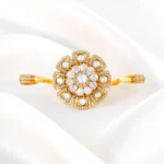 Meherbaan Floral Statement Ring (Yellow Gold) RING02509
