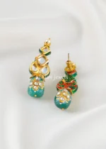 Meherbaan Multi-Drop Necklace Set (Yellow Gold) NEC002682 - Image 3