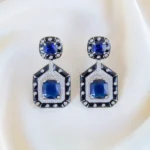 Midnight Blue Earrings (Silver) EAR001485