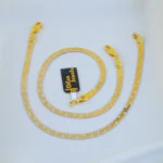Milano Silver Anklets (Yellow Gold) ANK001693