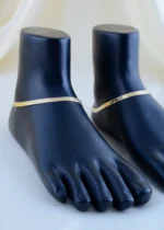 Milano Silver Anklets (Yellow Gold) ANK001693 - Image 3
