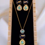 Mint Green Radiance Set (Yellow Gold) NEC001998