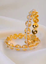 Modern Mandala Bangles (Dual Plating) BAN001937