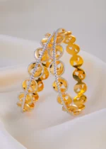 Modern Mandala Bangles (Dual Plating) BAN001937 - Image 2