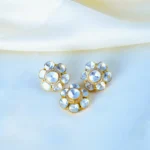 Moissanite Polki Pendant Set (Yellow Gold) PSET00803