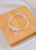 Moonbeam Magic Baby Bangle (Silver) BABY01865