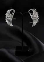 Moonfall Fringe Earrings (Silver) EAR002556