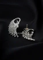 Moonfall Fringe Earrings (Silver) EAR002556 - Image 3
