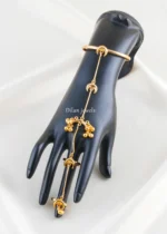 Moonlight Grace Hand Harness Haathphool (Yellow Gold) ACC002602