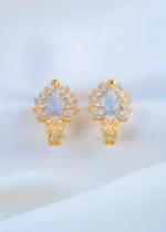 Morni Dazzle Half Bali Earrings (Yellow Gold) EAR001749