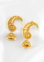Multi Color Gold Plated Traditional Earrings- EAR002881 - Image 3