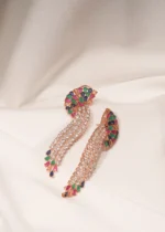 Multicolor Danglers (Rose Gold) EAR000436 - Image 5