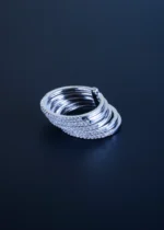 Multiple Band Finger ring (Silver) RING01235 - Image 2