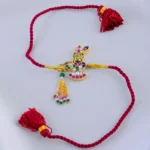 Murlidhar Rakhi Red Thread (Yellow Gold) RAK001949