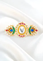 Navrang Kundan Ring (Yellow Gold) RING02510