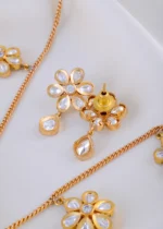 Navrang Phool Necklace Set (Antique Gold) NEC002014 - Image 3