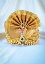 Navratna Sehra Kundan Kalgi for Men (Yellow Gold) KALGI1118