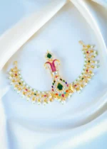 Navratna Sehra Kundan Kalgi for Men (Yellow Gold) KALGI1118 - Image 3