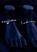 Nazaakat Anklet Set (Silver) ANK001875 - Image 2