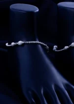 Nazaakat Anklet Set (Silver) ANK001875 - Image 3