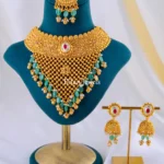 Nitya Choker Set (Antique Gold) NEC002151