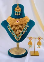 Nitya Choker Set (Antique Gold) NEC002151