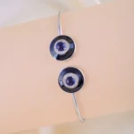 Noir Halo Blue Bracelet (Silver) BRA001860