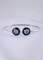 Noir Halo Blue Bracelet (Silver) BRA001860 - Image 2