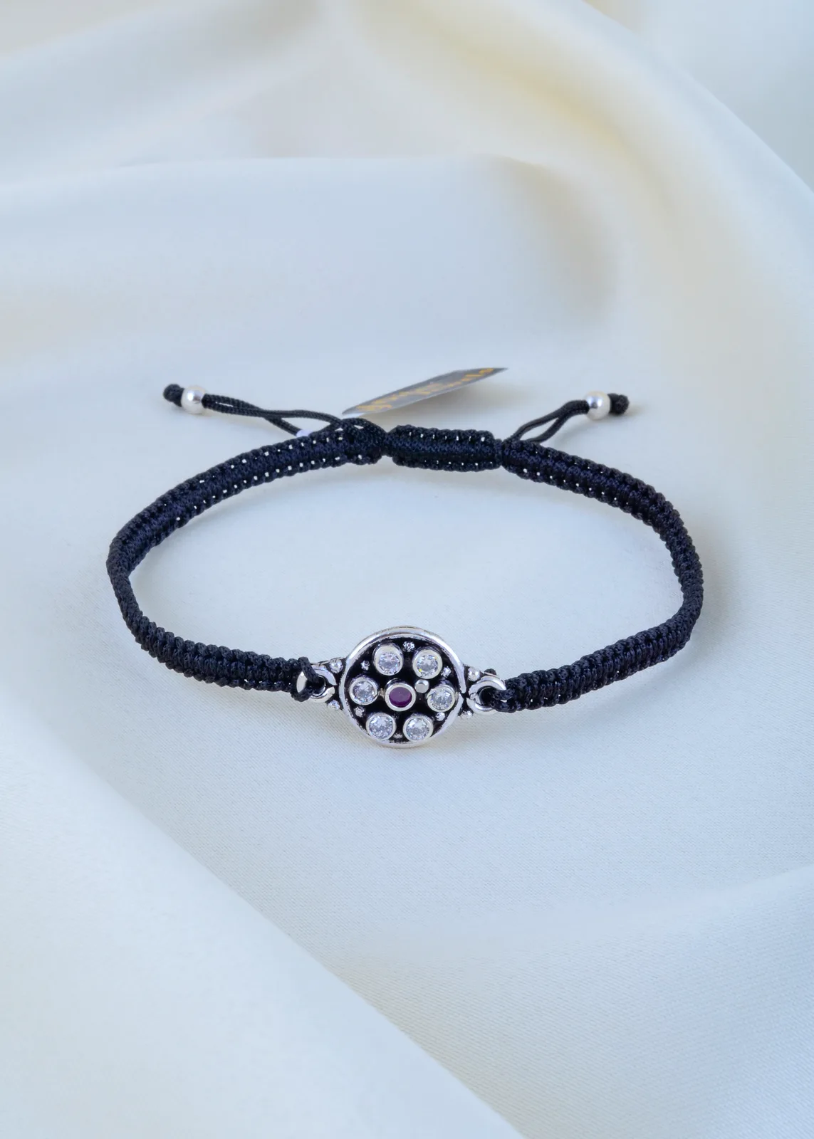 Noir-Knot-Anklet-ANK001702a Noir Knot Anklet ANK001702 - Image 1
