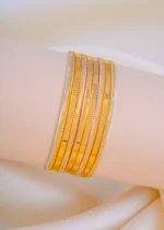 Noor 22K Gold Touch Bangles (Yellow Gold) BAN001837 - Image 3