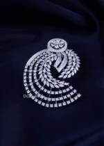 Noor Cascade Pendant Set (Silver) PSET02419 - Image 2