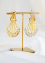 Rose Celestine Cascade Earrings (Yellow Gold) EAR002610 - Image 3