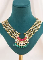 Noor Chand Necklace Set (Yellow Gold) NEC002719 - Image 2