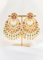 Noor Chandbali Earrings (Yellow Gold) EAR002633