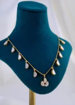 Noor-E-Kundan Set (Yellow Gold) NEC002019 - Image 2