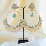 Noor Firoza Chandbali (Yellow Gold) EAR001657