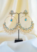 Noor Firoza Chandbali (Yellow Gold) EAR001657