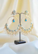 Noor Firoza Chandbali (Yellow Gold) EAR001657 - Image 2