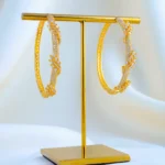 Noor Luxe Hoops (Yellow Gold) EAR001748