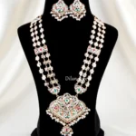 Noor Mahal Heritage necklace set (Micron Gold) NEC002620