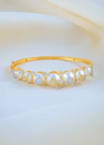 Noor Pearl Bracelet (Yellow Gold) BRA001788 - Image 2