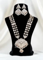 Noor Pearl Heritage necklace set (Micron Gold) NEC002622