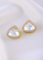 Noor Polki Studs (Victorian) EAR002140 - Image 3