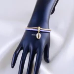 Ocean Pearl Charm Bracelet (Yellow Gold) BRA002204
