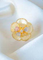 Opalescence Flower Ring (Tricolor) RING01383