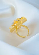 Opalescence Flower Ring (Tricolor) RING01383 - Image 3