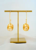 Orbit Luxe Hoops (Yellow Gold) EAR001805 - Image 2