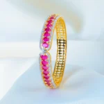 Oval Ruby Bracelet (Yellow Gold) BRA001144